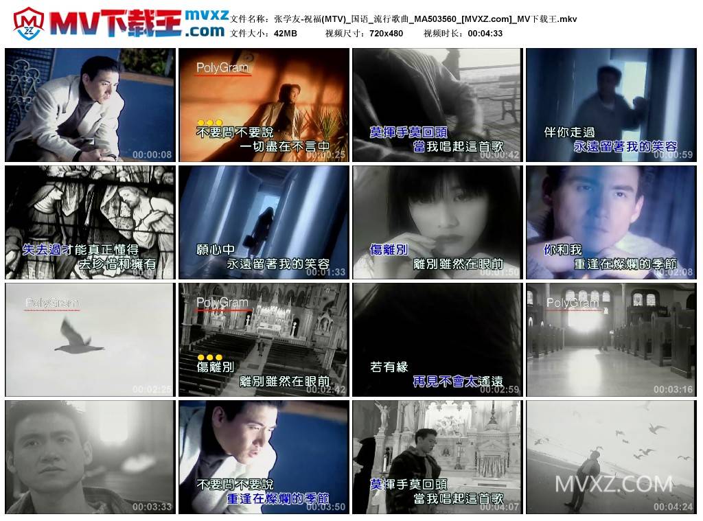 张学友-祝福(MTV)_国语_流行歌曲_MA503560